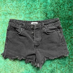 PAIGE Charcoal Denim Buttoned Top